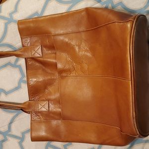 COPY - Brown leather tote bag